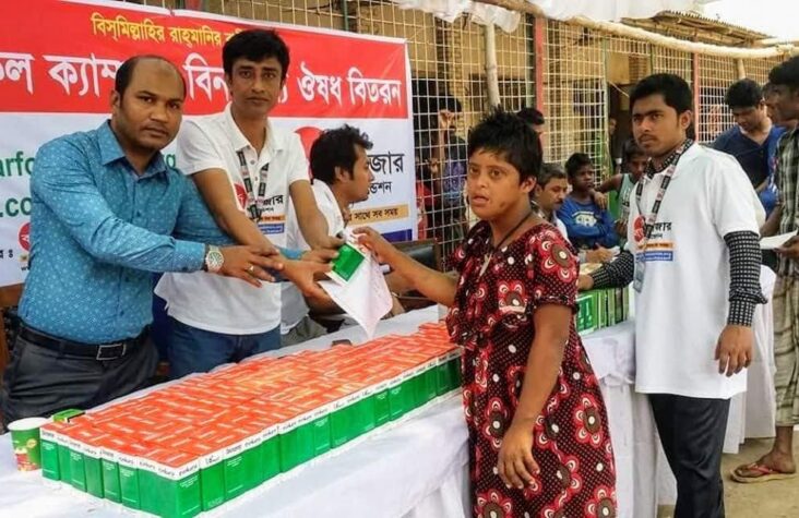 On February 21, 2016, I provided free medicines and health services to slum dwellers
